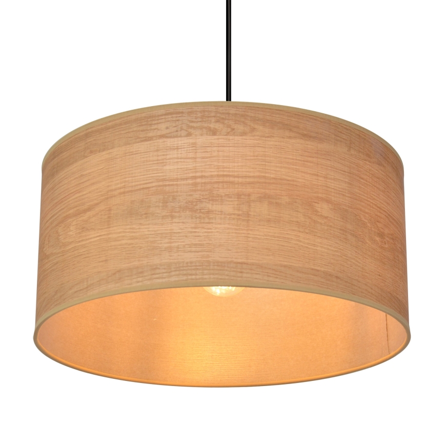 Luster na sajli ALBA 1xE27/15W/230V pr. 40 cm smeđa/crna