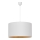 Luster na sajli ALBA 1xE27/15W/230V pr. 45 cm bijela/zlatna