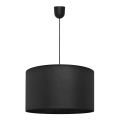 Luster na sajli ALBA 1xE27/15W/230V pr. 45 cm crna