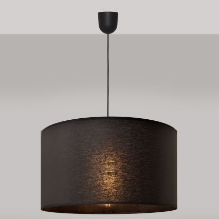 Luster na sajli ALBA 1xE27/15W/230V pr. 45 cm crna