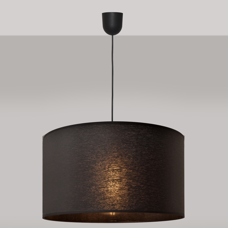 Luster na sajli ALBA 1xE27/15W/230V pr. 45 cm crna