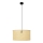 Luster na sajli ALBA 1xE27/15W/230V pr. 45 cm ratan/crna