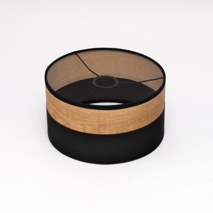 Luster na sajli ALBA 1xE27/15W/230V promjer 25 cm crna/smeđa