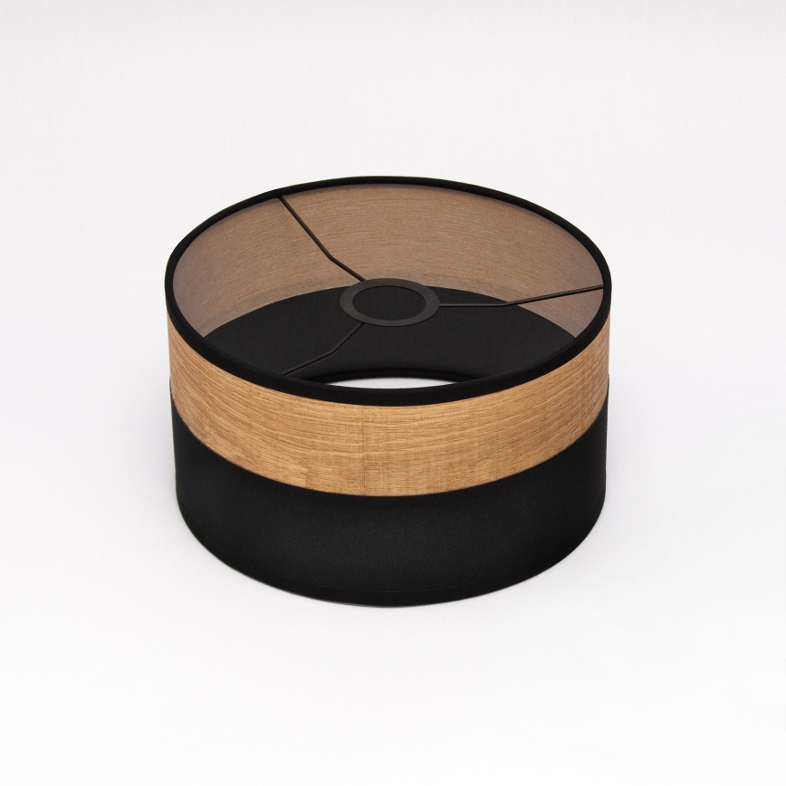 Luster na sajli ALBA 1xE27/15W/230V promjer 25 cm crna/smeđa