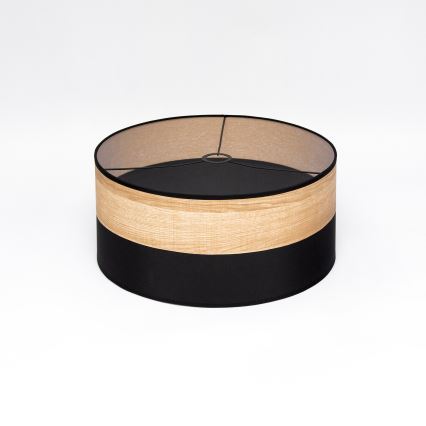 Luster na sajli ALBA 1xE27/15W/230V Ø 45 cm crna/smeđa