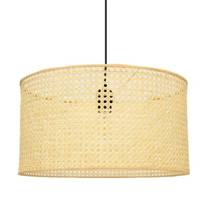 Luster na sajli ALBA 3xE27/15W/230V ratan/crna