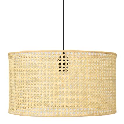 Luster na sajli ALBA 3xE27/15W/230V ratan/crna