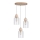Luster na sajli ALESSANDRO 3xE27/60W/230V hrast