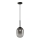 Luster na sajli ALIAS 1xG9/8W/230V pr. 12 cm crna/siva