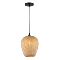 Luster na sajli ALMA 1xE27/60W/230V pr. 23 cm bambus