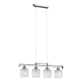 Luster na sajli ALMA 4xE14/10W/230V sjajni krom