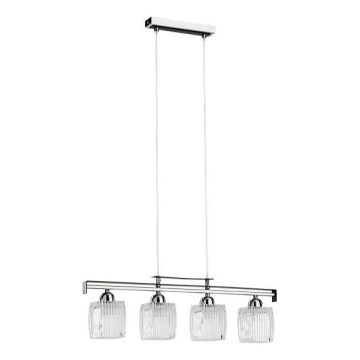 Luster na sajli ALMA 4xE14/10W/230V sjajni krom
