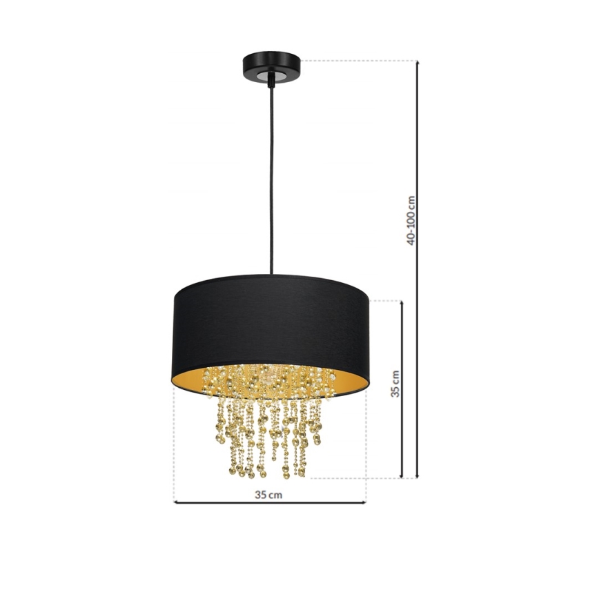 Luster na sajli ALMERIA 1xE27/60W/230V