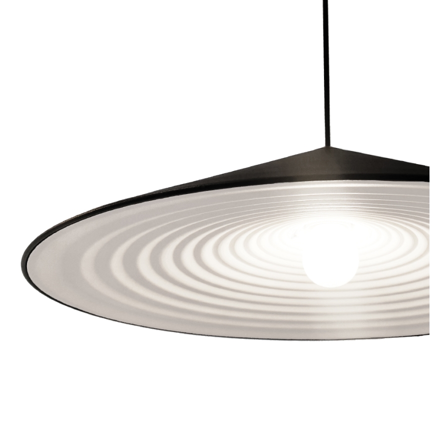 Luster na sajli ALTO 1xE27/60W/230V crna