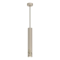 Luster na sajli ALTRO 1xGU10/8W/230V u bež boji