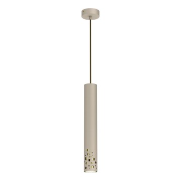Luster na sajli ALTRO 1xGU10/8W/230V u bež boji