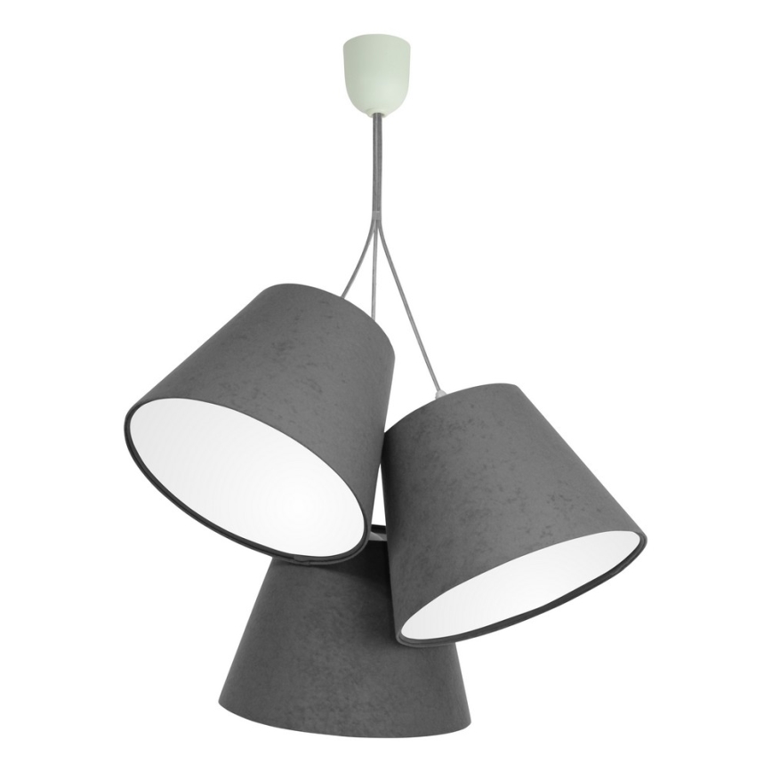 Luster na sajli AMBROSIA 3xE27/60W/230V