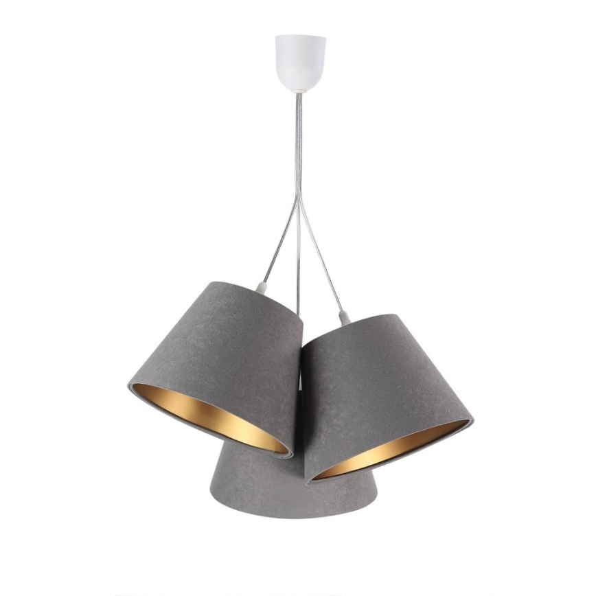 Luster na sajli AMBROSIA 3xE27/60W/230V