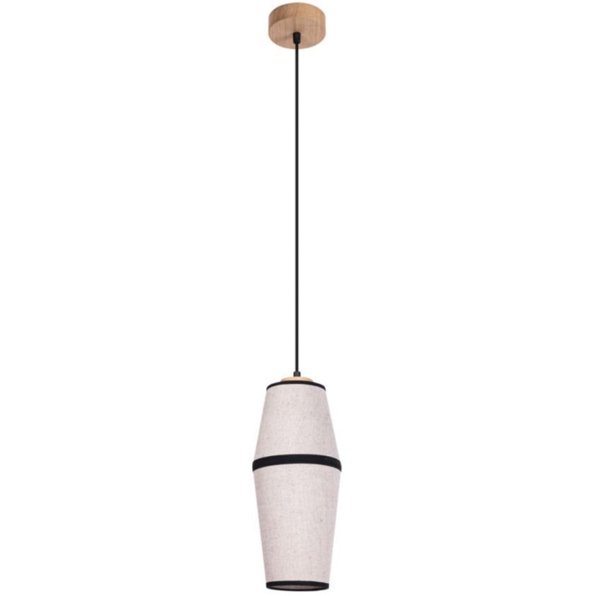 Luster na sajli AMIGO 1xE27/25W/230V hrast