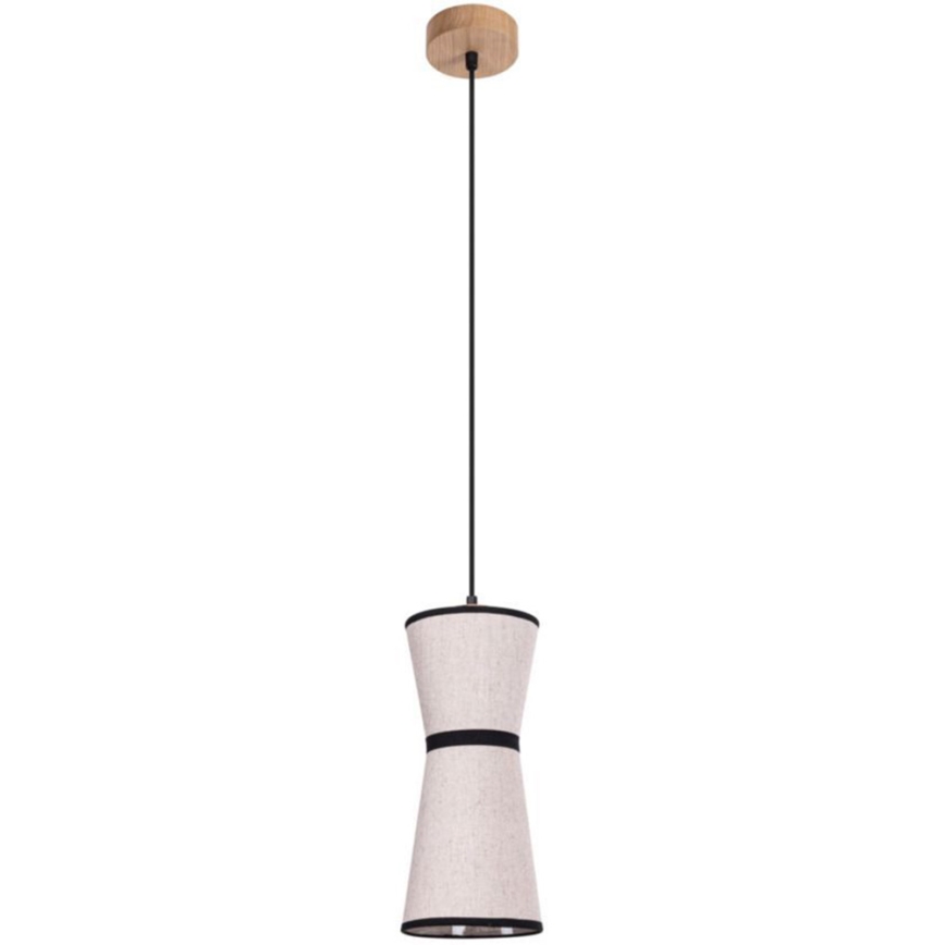 Luster na sajli AMIGO 1xE27/25W/230V hrast