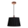 Luster na sajli AMORE 1xE27/60W/230V crna