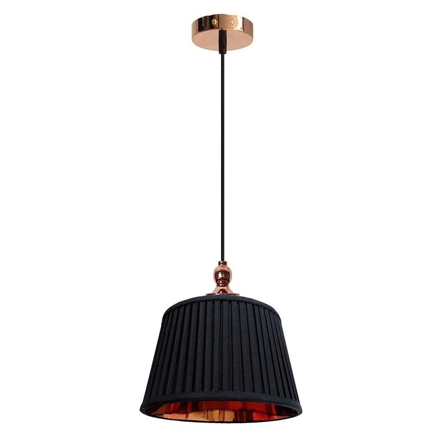 Luster na sajli AMORE 1xE27/60W/230V crna
