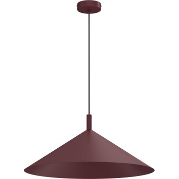 Luster na sajli ANEGA 1xGX53/15W/230V promjer 50 cm burgundska