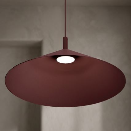 Luster na sajli ANEGA 1xGX53/15W/230V promjer 50 cm burgundska