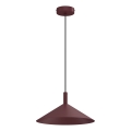 Luster na sajli ANEGA 1xGX53/15W/230V Ø 30 cm bordo