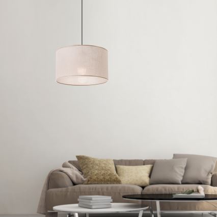 Luster na sajli ANTONIO 1xE27/60W/230V, hrast