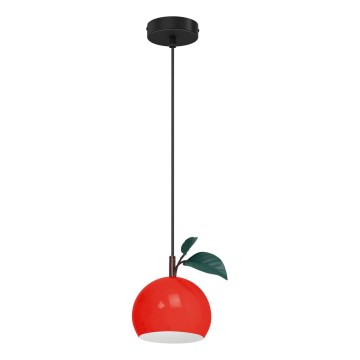 Luster na sajli APPLE 1xE27/15W/230V crvena