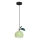Luster na sajli APPLE 1xE27/15W/230V zelena