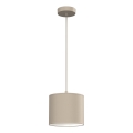 Luster na sajli ARDEN 1xE27/15W/230V pr. 18 cm bež