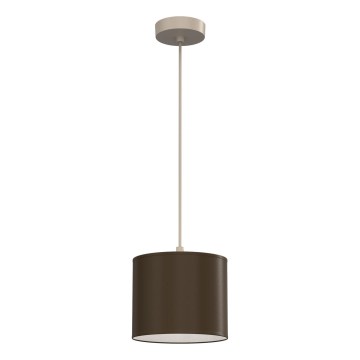Luster na sajli ARDEN 1xE27/15W/230V pr. 18 cm bež/smeđa
