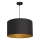 Luster na sajli ARDEN 1xE27/60W/230V pr. 40 cm crna/zlatna