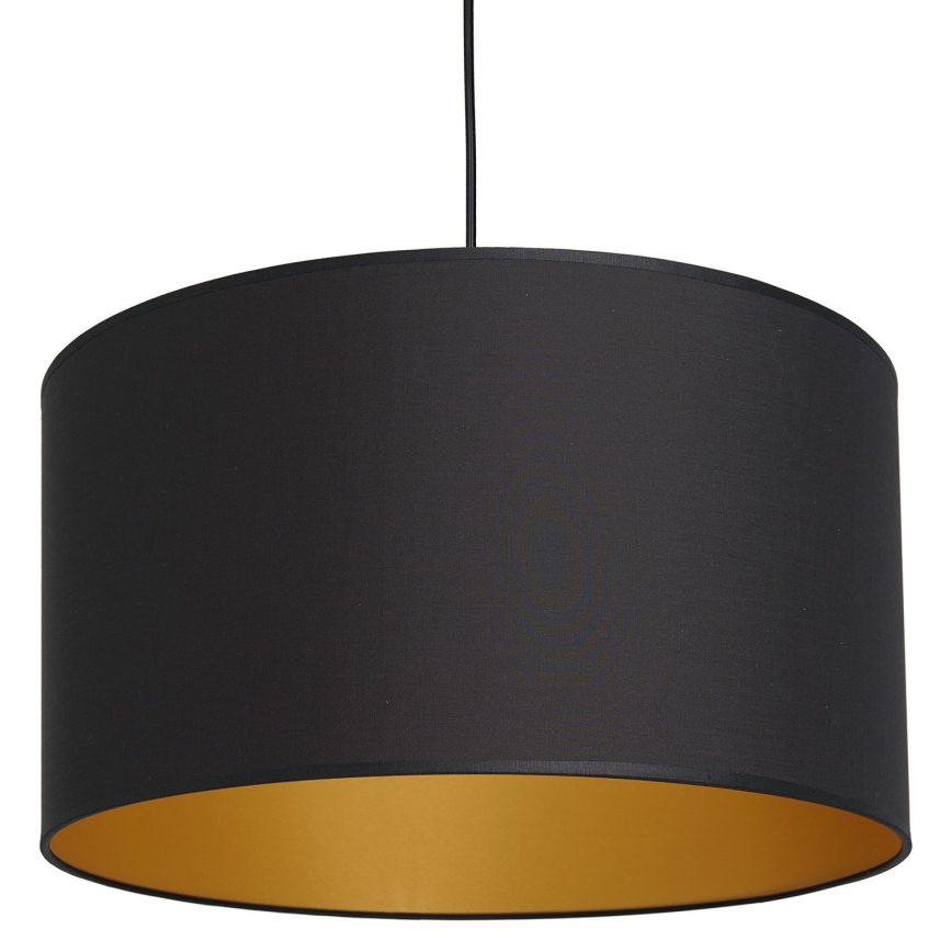 Luster na sajli ARDEN 1xE27/60W/230V pr. 40 cm crna/zlatna