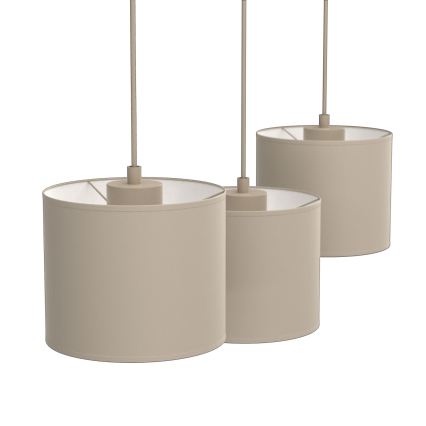 Luster na sajli ARDEN 3xE27/15W/230V bež