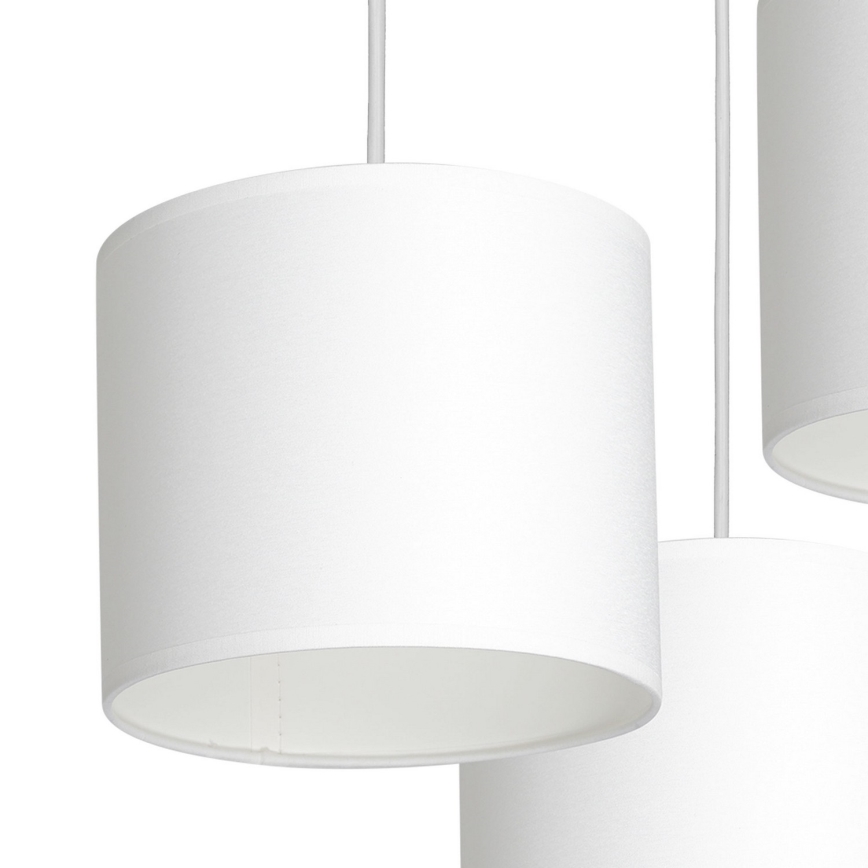 Luster na sajli ARDEN 3xE27/60W/230V bijela