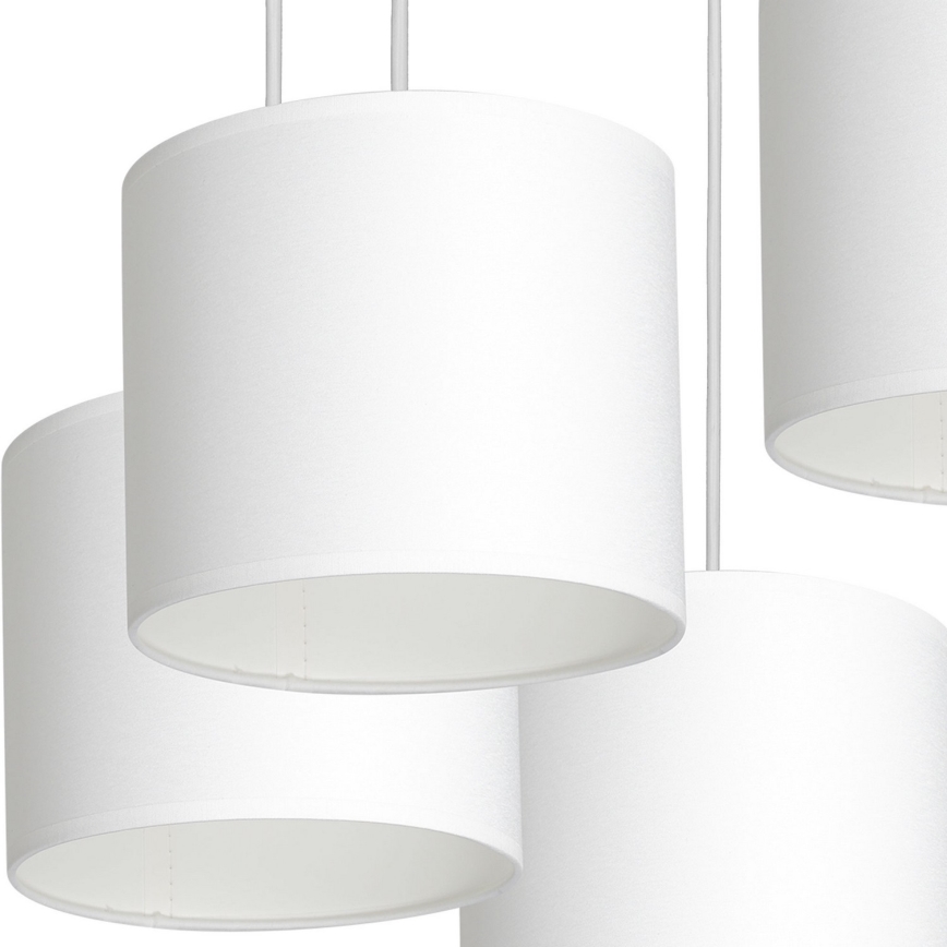 Luster na sajli ARDEN 5xE27/60W/230V bijela