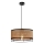 Luster na sajli ARDI 1xE27/40W/230V smeđa/crna