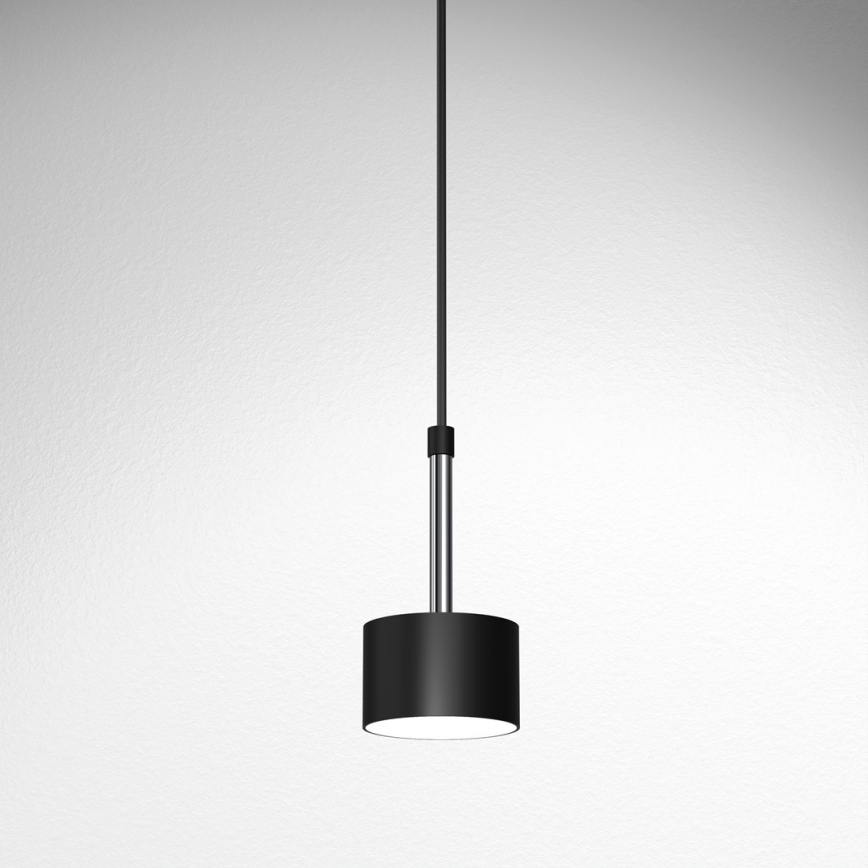 Luster na sajli ARENA 1xGX53/11W/230V crna/sjajni krom