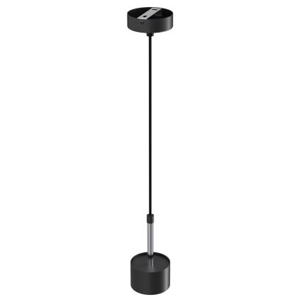 Luster na sajli ARENA 1xGX53/11W/230V crna/sjajni krom