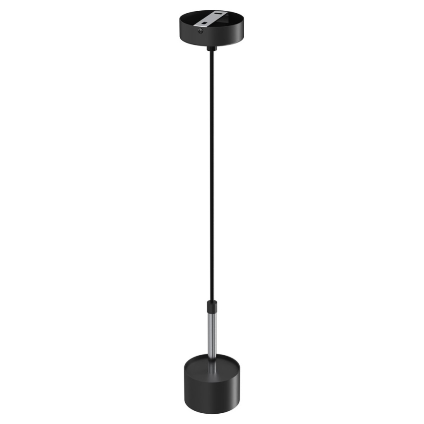 Luster na sajli ARENA 1xGX53/11W/230V crna/sjajni krom