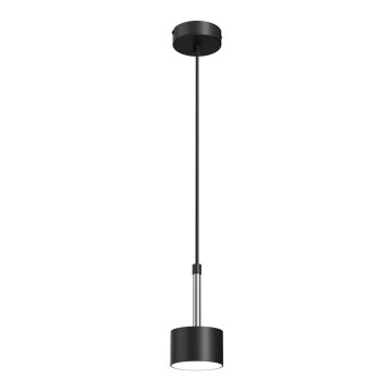 Luster na sajli ARENA 1xGX53/11W/230V crna/sjajni krom