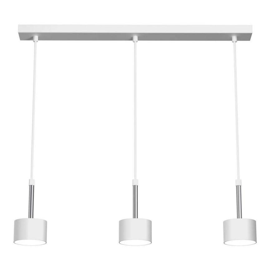 Luster na sajli ARENA 3xGX53/11W/230V bijela/sjajni krom