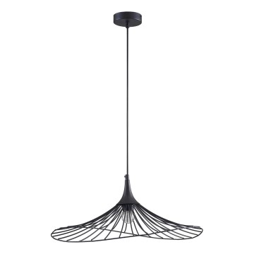 Luster na sajli ARIELLE 1xE27/20W/230V pr. 50 cm crna