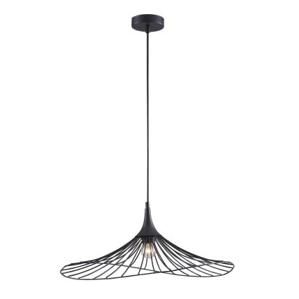 Luster na sajli ARIELLE 1xE27/20W/230V pr. 50 cm crna