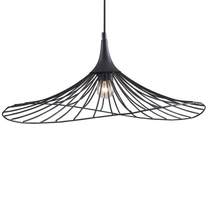 Luster na sajli ARIELLE 1xE27/20W/230V pr. 50 cm crna