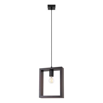 Luster na sajli ARIES 1xE27/15W/230V bukva/wenge