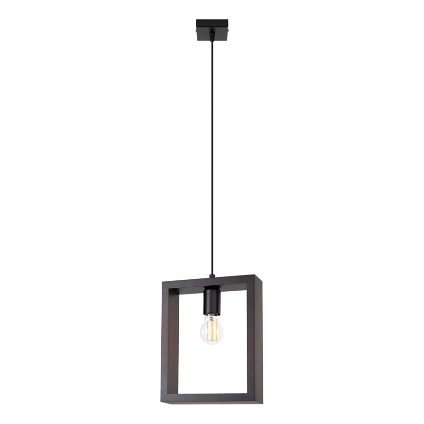 Luster na sajli ARIES 1xE27/15W/230V bukva/wenge